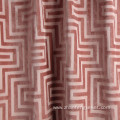 100% Polyester Shining Or Non-shining Jacquard Velvet Fabric